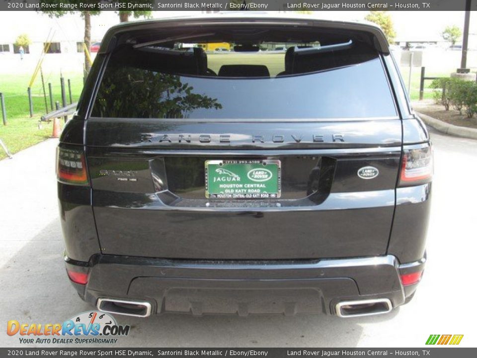 2020 Land Rover Range Rover Sport HSE Dynamic Santorini Black Metallic / Ebony/Ebony Photo #5