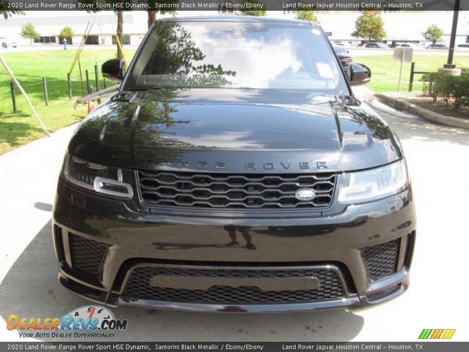 2020 Land Rover Range Rover Sport HSE Dynamic Santorini Black Metallic / Ebony/Ebony Photo #6
