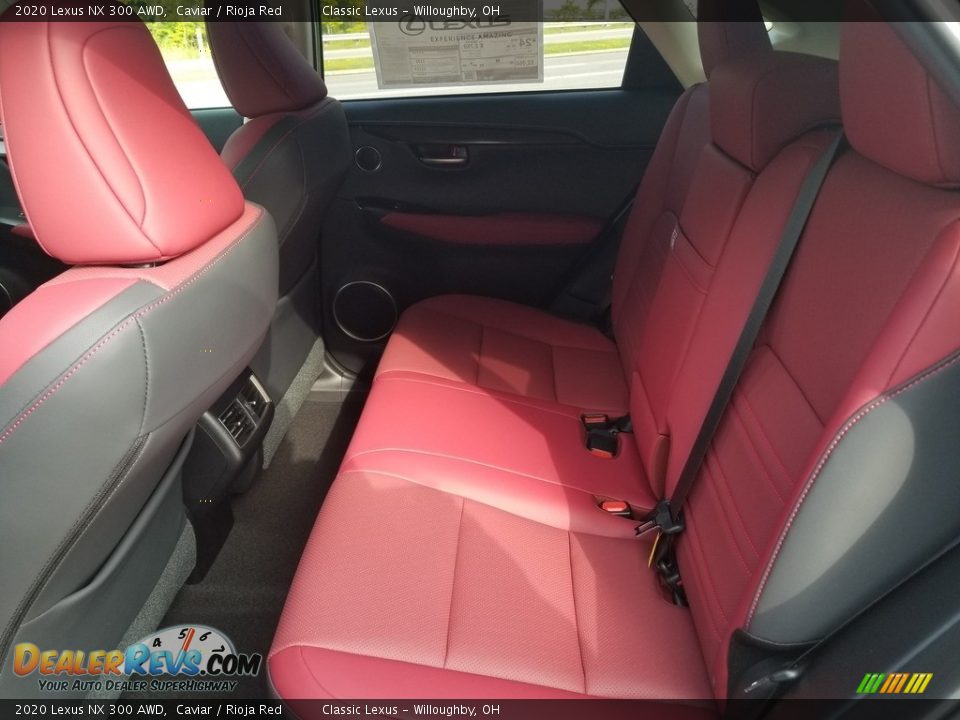 2020 Lexus NX 300 AWD Caviar / Rioja Red Photo #3