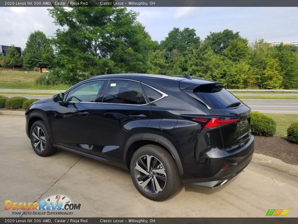 2020 Lexus NX 300 AWD Caviar / Rioja Red Photo #4