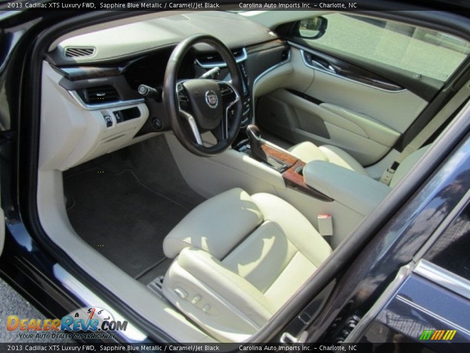 2013 Cadillac XTS Luxury FWD Sapphire Blue Metallic / Caramel/Jet Black Photo #17