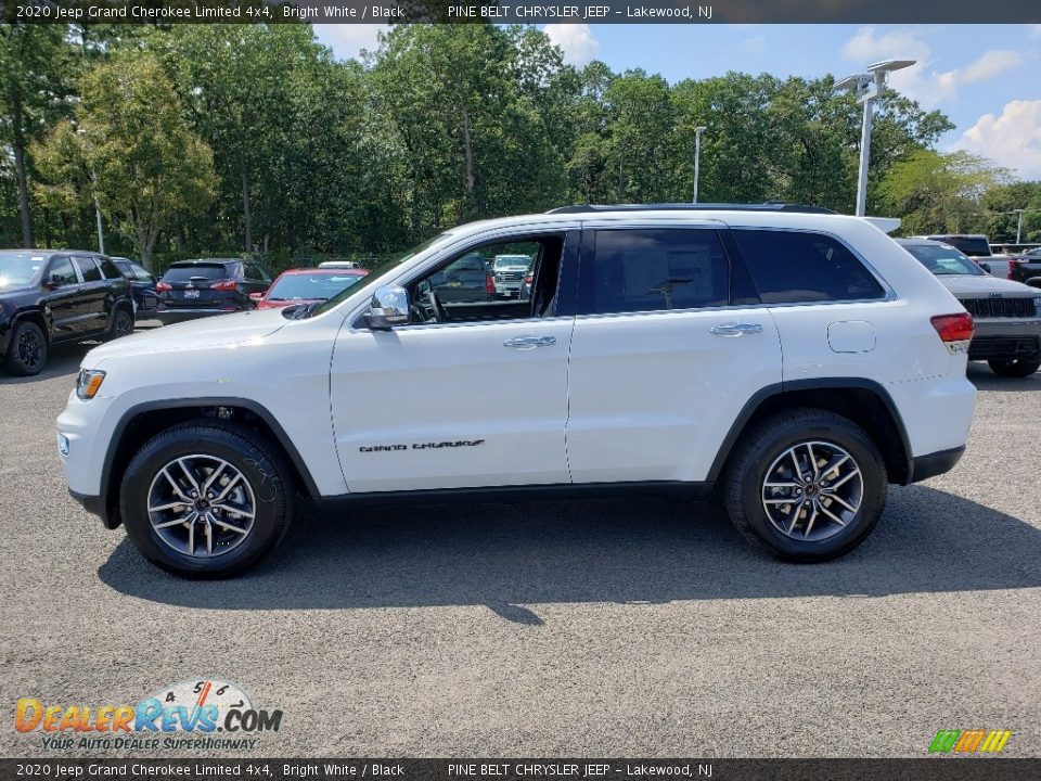 Bright White 2020 Jeep Grand Cherokee Limited 4x4 Photo #3