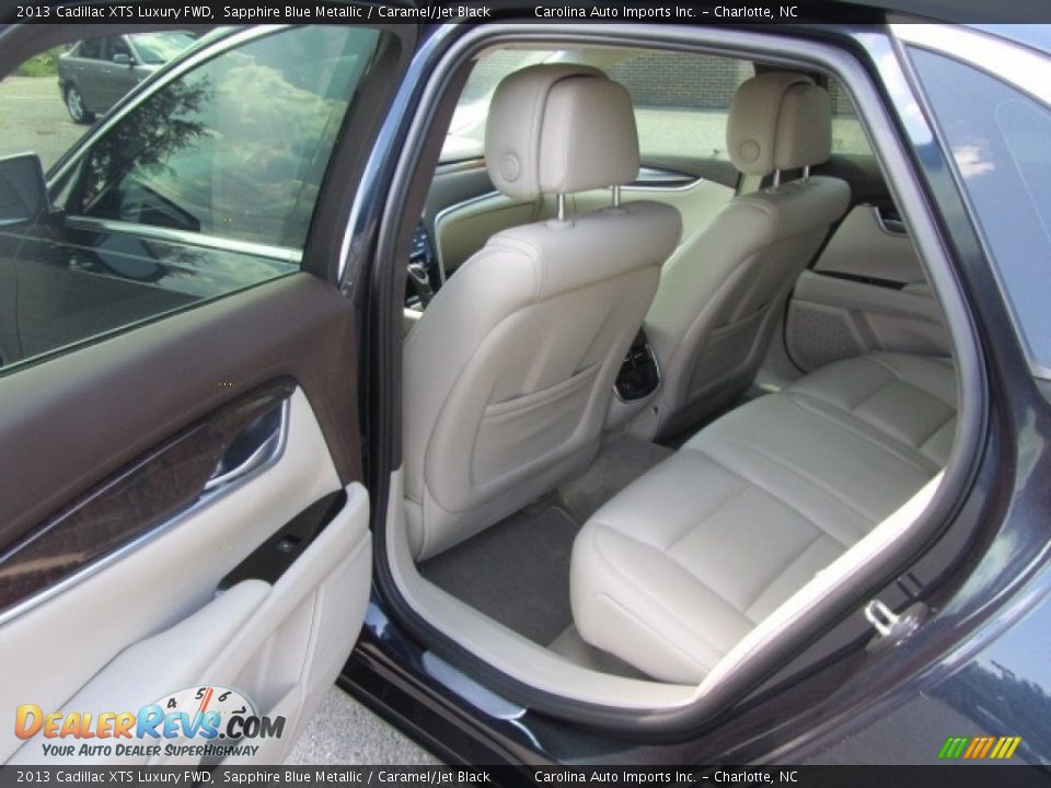 2013 Cadillac XTS Luxury FWD Sapphire Blue Metallic / Caramel/Jet Black Photo #20
