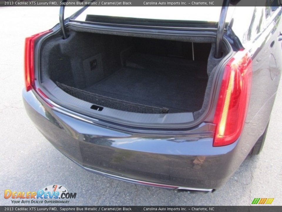2013 Cadillac XTS Luxury FWD Sapphire Blue Metallic / Caramel/Jet Black Photo #21