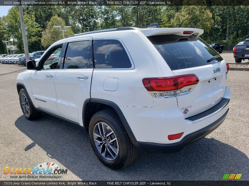 2020 Jeep Grand Cherokee Limited 4x4 Bright White / Black Photo #4