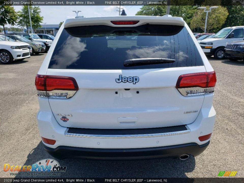 2020 Jeep Grand Cherokee Limited 4x4 Bright White / Black Photo #5