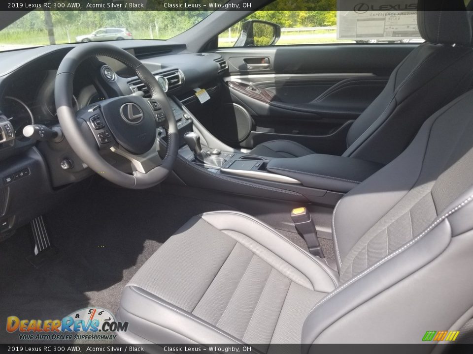 Black Interior - 2019 Lexus RC 300 AWD Photo #2