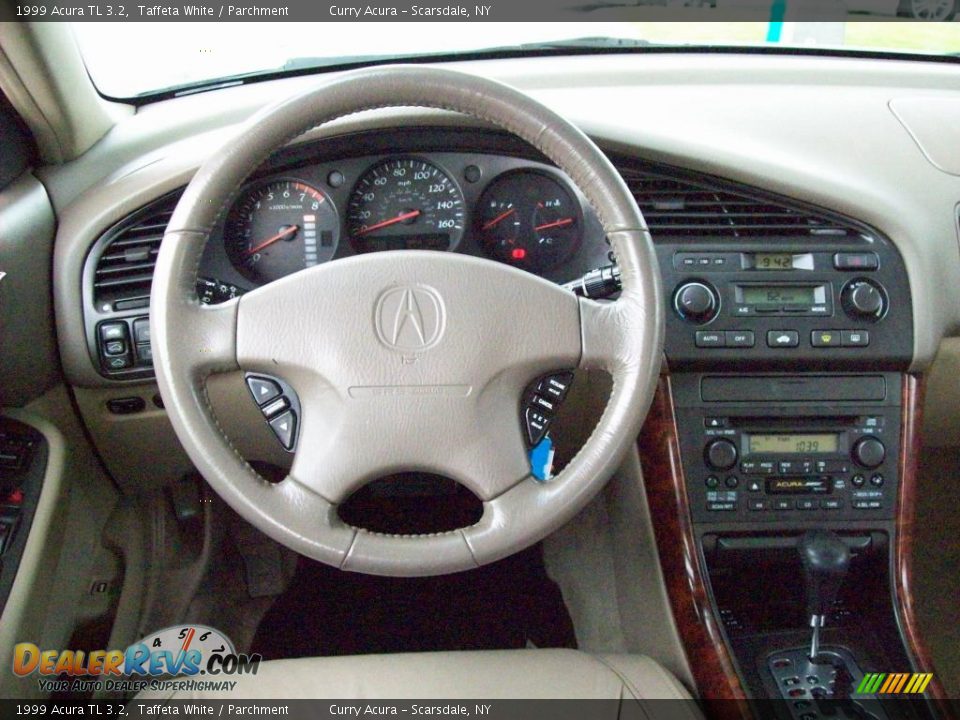 1999 Acura TL 3.2 Taffeta White / Parchment Photo #14