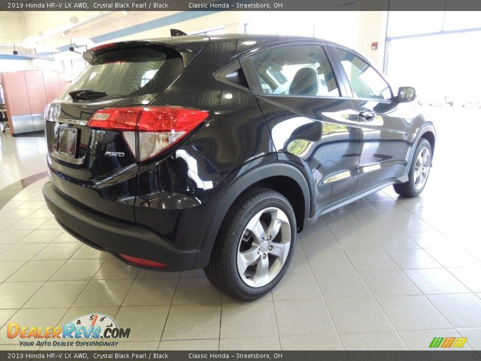 2019 Honda HR-V LX AWD Crystal Black Pearl / Black Photo #5