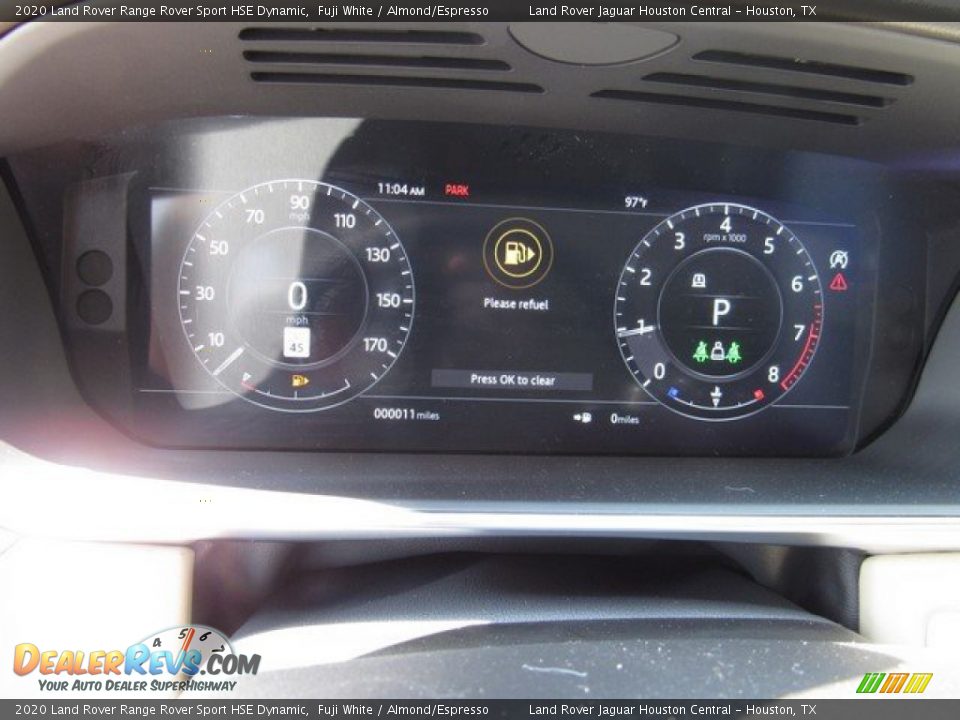 2020 Land Rover Range Rover Sport HSE Dynamic Gauges Photo #30