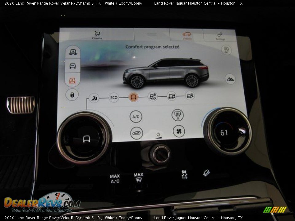 2020 Land Rover Range Rover Velar R-Dynamic S Fuji White / Ebony/Ebony Photo #36