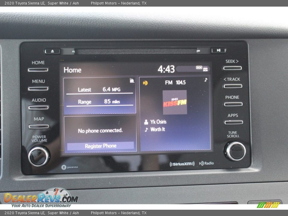 2020 Toyota Sienna LE Super White / Ash Photo #16