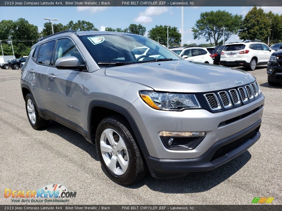 2019 Jeep Compass Latitude 4x4 Billet Silver Metallic / Black Photo #1