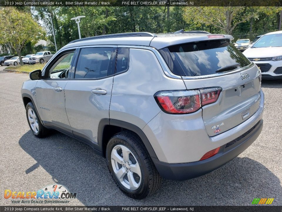 2019 Jeep Compass Latitude 4x4 Billet Silver Metallic / Black Photo #4