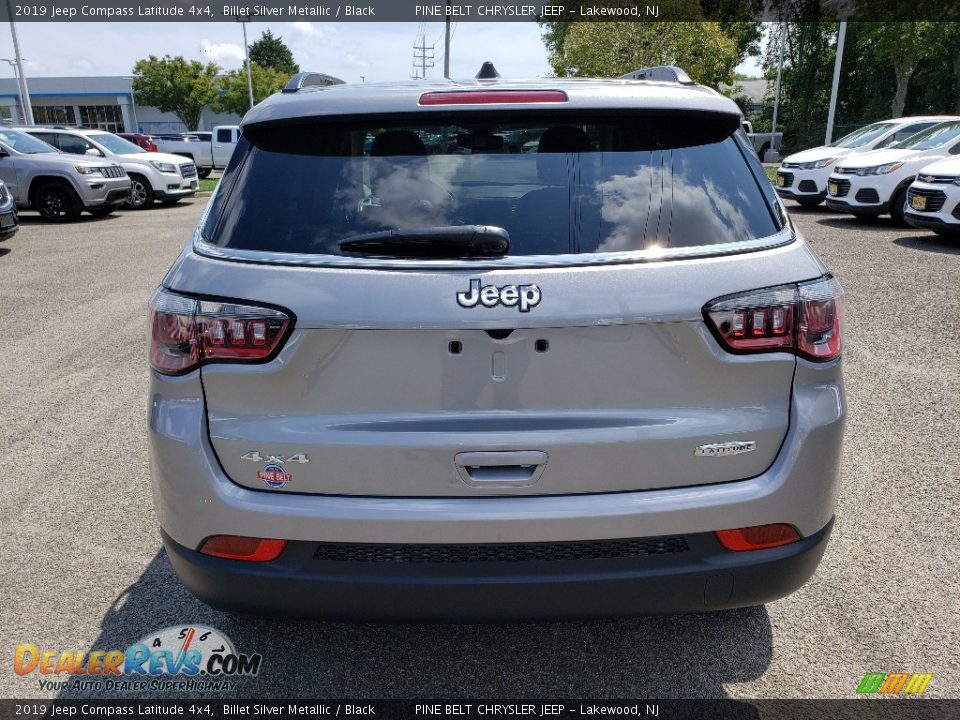2019 Jeep Compass Latitude 4x4 Billet Silver Metallic / Black Photo #5