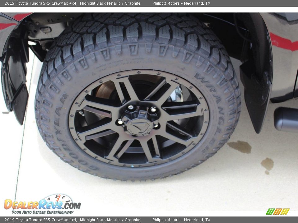 2019 Toyota Tundra SR5 CrewMax 4x4 Midnight Black Metallic / Graphite Photo #5