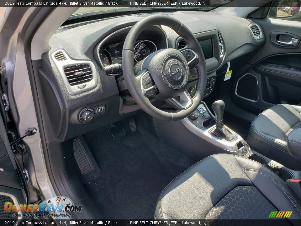 2019 Jeep Compass Latitude 4x4 Billet Silver Metallic / Black Photo #7