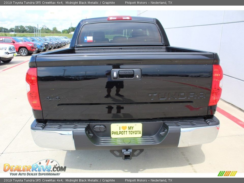 2019 Toyota Tundra SR5 CrewMax 4x4 Midnight Black Metallic / Graphite Photo #7