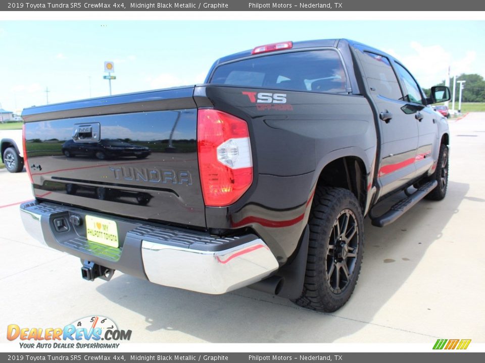 2019 Toyota Tundra SR5 CrewMax 4x4 Midnight Black Metallic / Graphite Photo #8