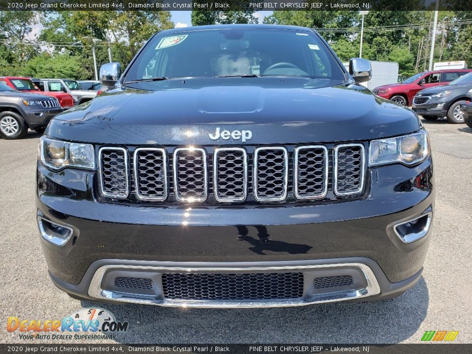 2020 Jeep Grand Cherokee Limited 4x4 Diamond Black Crystal Pearl / Black Photo #2