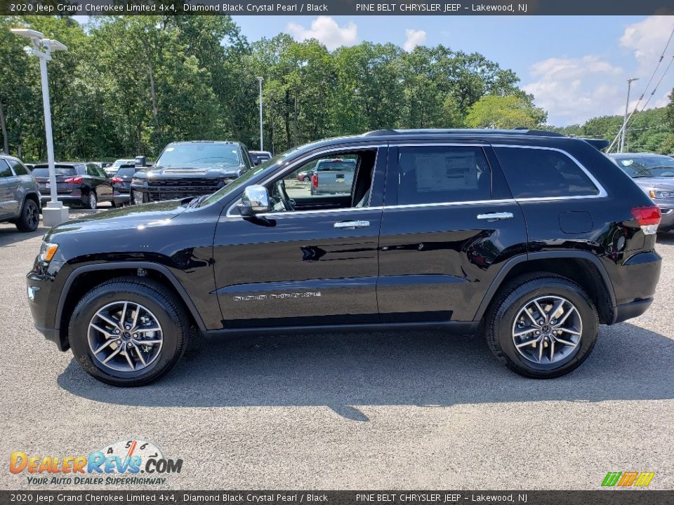 Diamond Black Crystal Pearl 2020 Jeep Grand Cherokee Limited 4x4 Photo #3