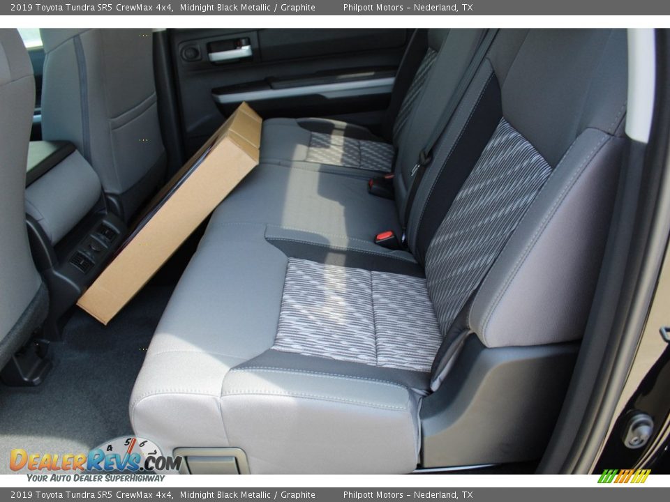 2019 Toyota Tundra SR5 CrewMax 4x4 Midnight Black Metallic / Graphite Photo #19