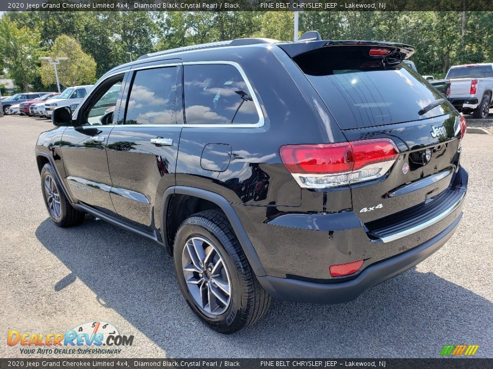 2020 Jeep Grand Cherokee Limited 4x4 Diamond Black Crystal Pearl / Black Photo #4