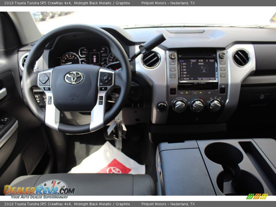 2019 Toyota Tundra SR5 CrewMax 4x4 Midnight Black Metallic / Graphite Photo #20