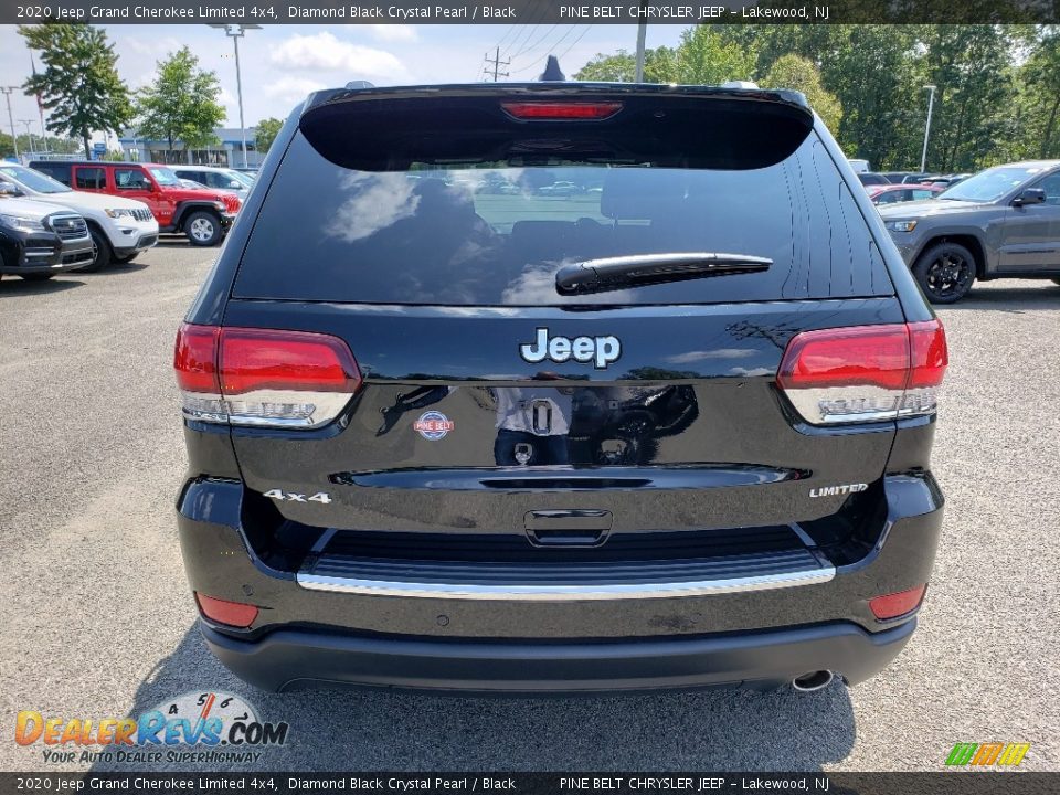 2020 Jeep Grand Cherokee Limited 4x4 Diamond Black Crystal Pearl / Black Photo #5
