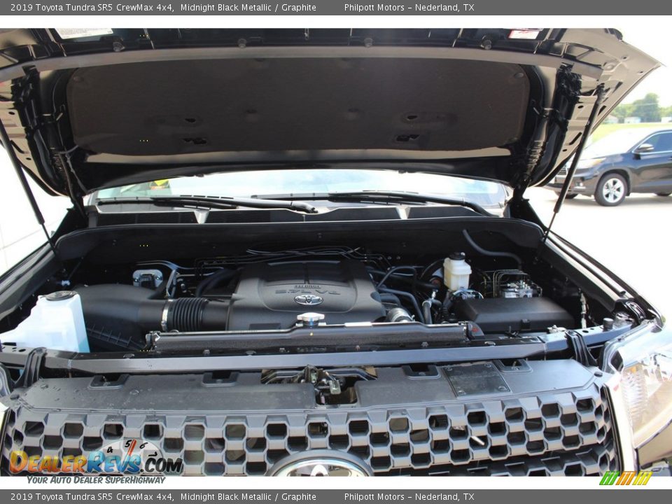 2019 Toyota Tundra SR5 CrewMax 4x4 Midnight Black Metallic / Graphite Photo #23