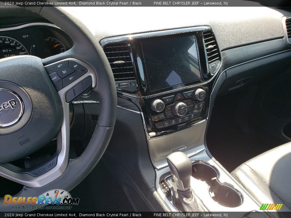 2020 Jeep Grand Cherokee Limited 4x4 Diamond Black Crystal Pearl / Black Photo #10