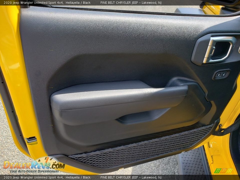 Door Panel of 2020 Jeep Wrangler Unlimited Sport 4x4 Photo #8