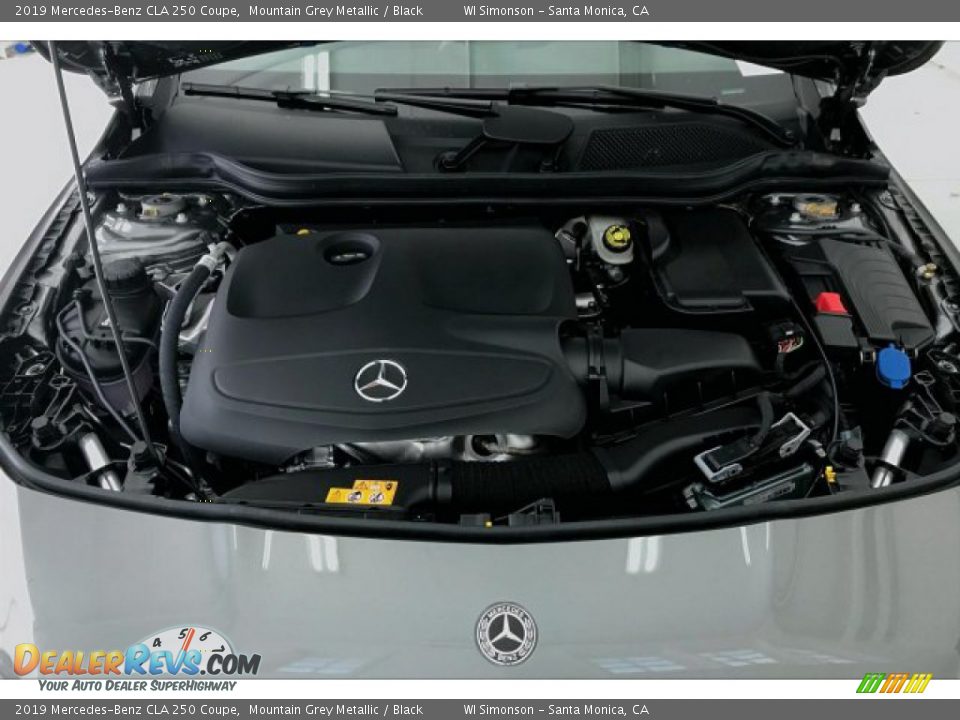 2019 Mercedes-Benz CLA 250 Coupe Mountain Grey Metallic / Black Photo #8