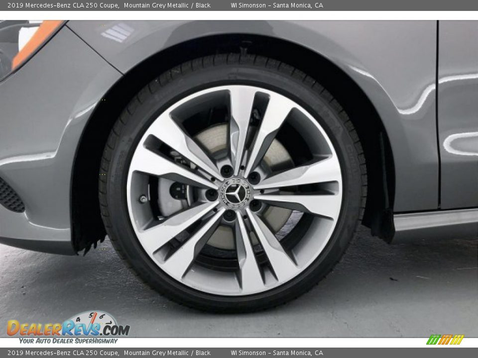 2019 Mercedes-Benz CLA 250 Coupe Mountain Grey Metallic / Black Photo #9