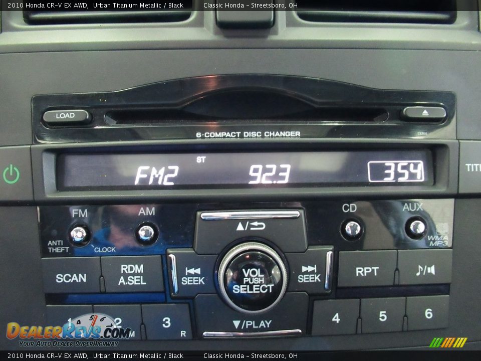 2010 Honda CR-V EX AWD Urban Titanium Metallic / Black Photo #25