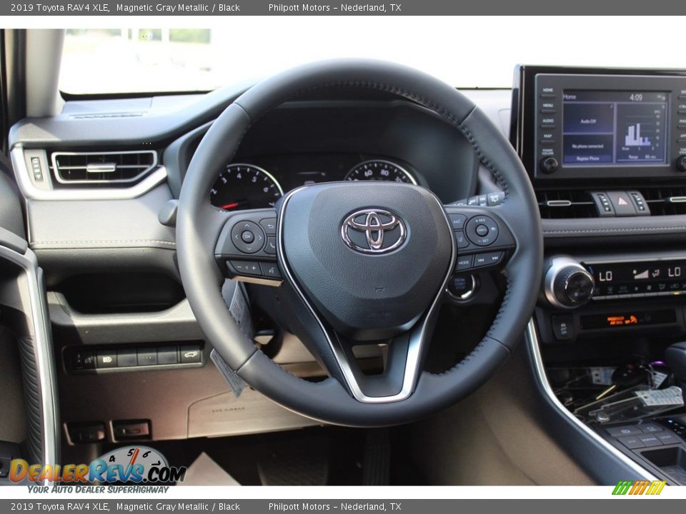 2019 Toyota RAV4 XLE Magnetic Gray Metallic / Black Photo #23