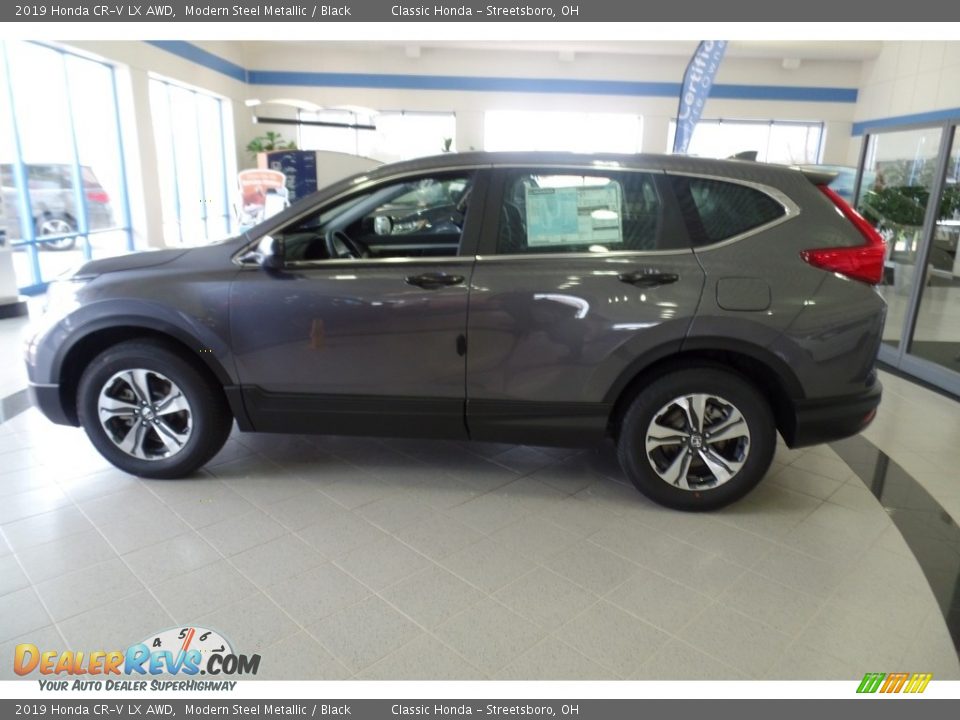 2019 Honda CR-V LX AWD Modern Steel Metallic / Black Photo #8