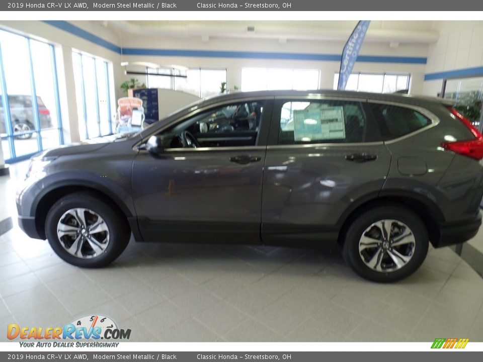 2019 Honda CR-V LX AWD Modern Steel Metallic / Black Photo #9