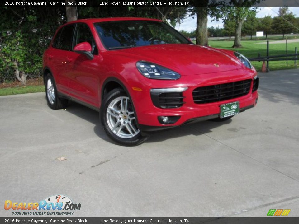 2016 Porsche Cayenne Carmine Red / Black Photo #1