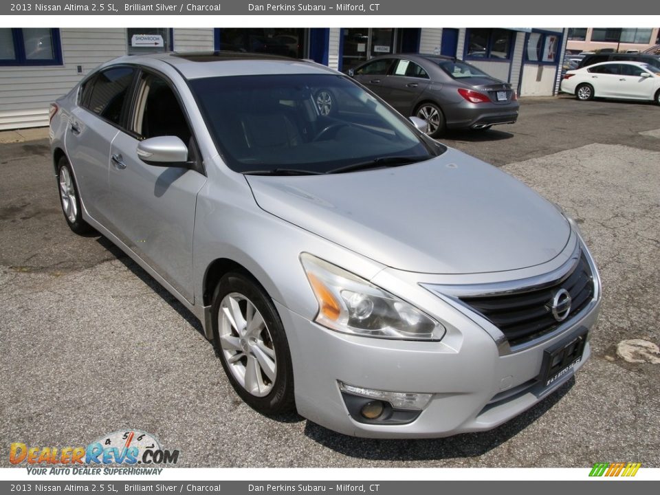 2013 Nissan Altima 2.5 SL Brilliant Silver / Charcoal Photo #3