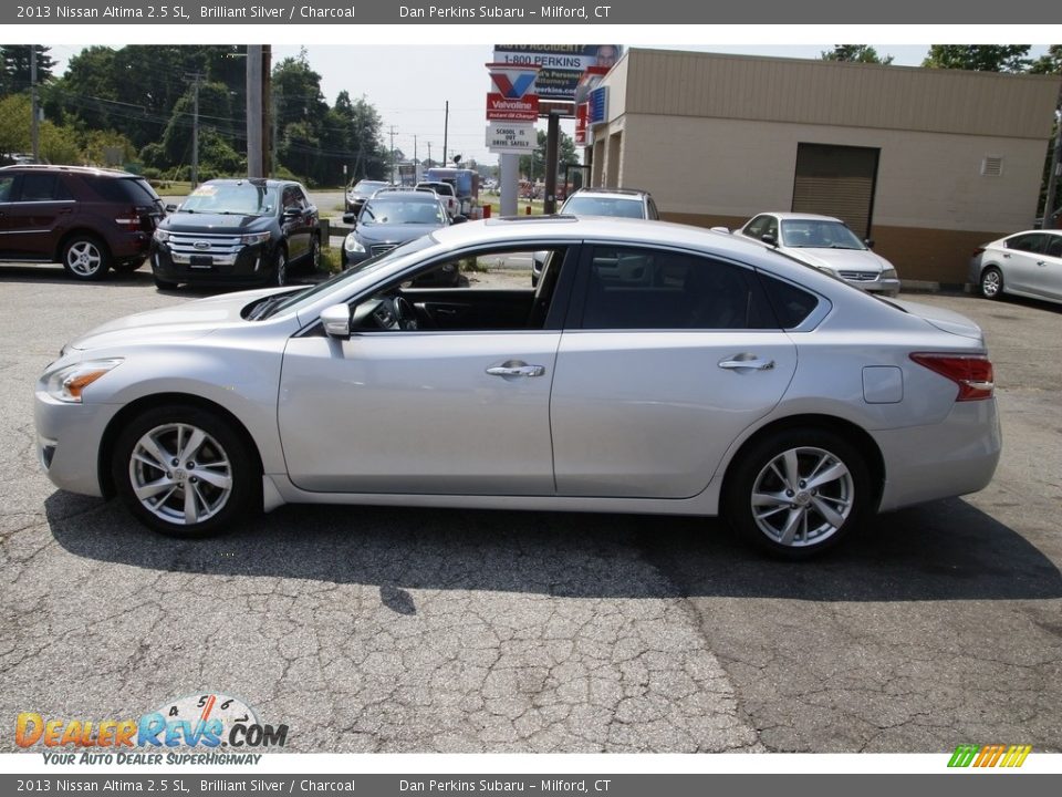 2013 Nissan Altima 2.5 SL Brilliant Silver / Charcoal Photo #8