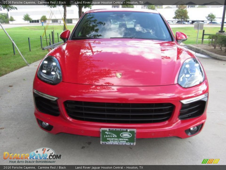 2016 Porsche Cayenne Carmine Red / Black Photo #7