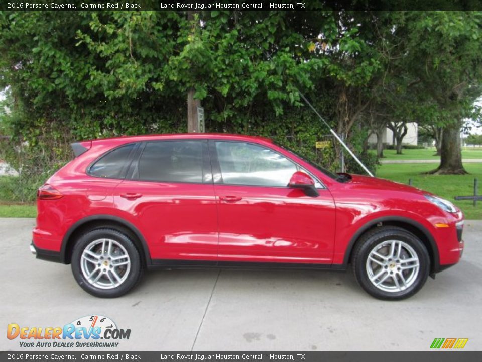 2016 Porsche Cayenne Carmine Red / Black Photo #8