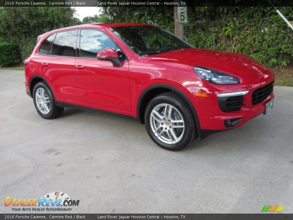 2016 Porsche Cayenne Carmine Red / Black Photo #10