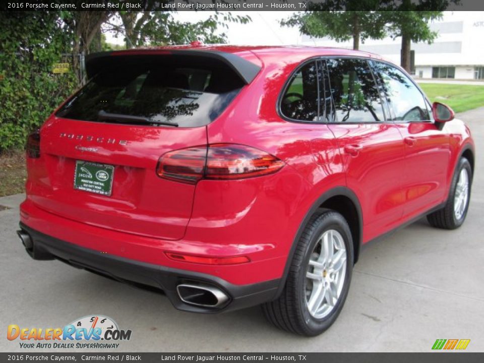 2016 Porsche Cayenne Carmine Red / Black Photo #11