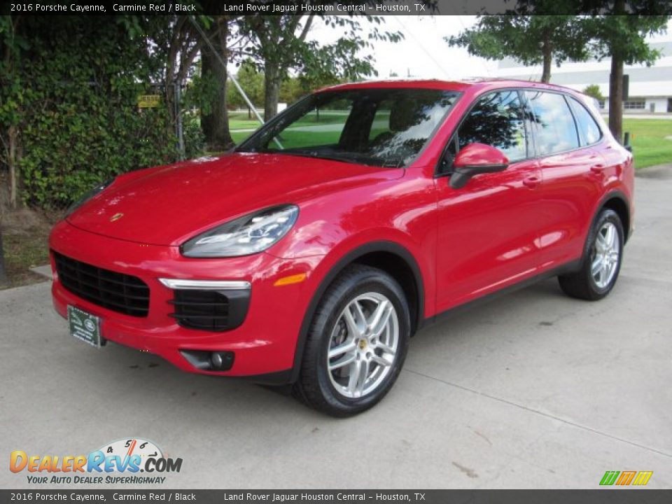 2016 Porsche Cayenne Carmine Red / Black Photo #12