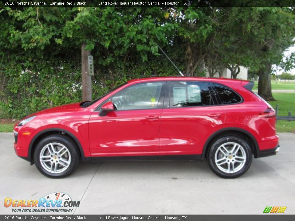 2016 Porsche Cayenne Carmine Red / Black Photo #13