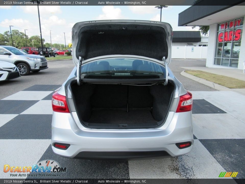 2019 Nissan Sentra SL Brilliant Silver Metallic / Charcoal Photo #5