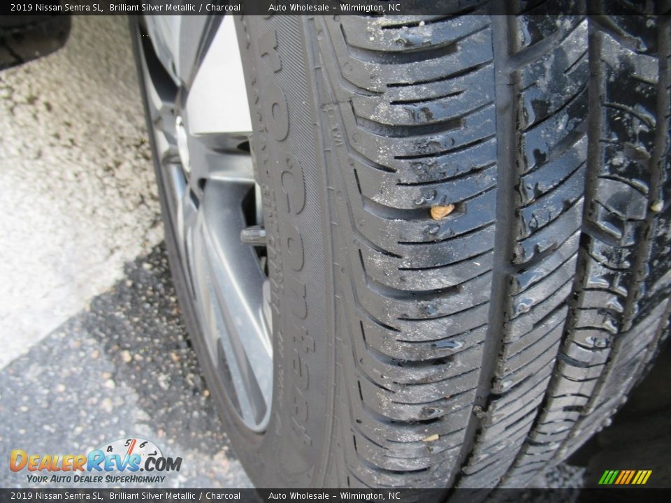 2019 Nissan Sentra SL Brilliant Silver Metallic / Charcoal Photo #8