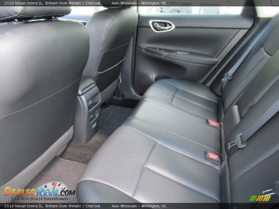 2019 Nissan Sentra SL Brilliant Silver Metallic / Charcoal Photo #11